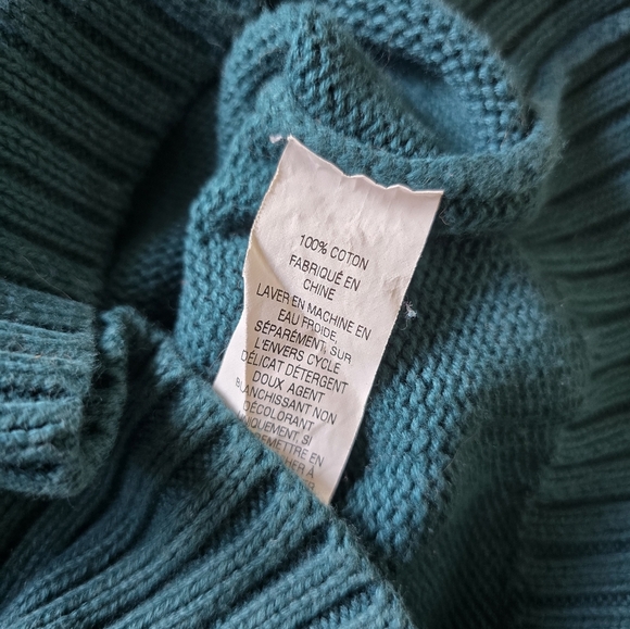 L.L.Bean Quarter Zip Sweater Size Large Tall - Picture 12 of 12